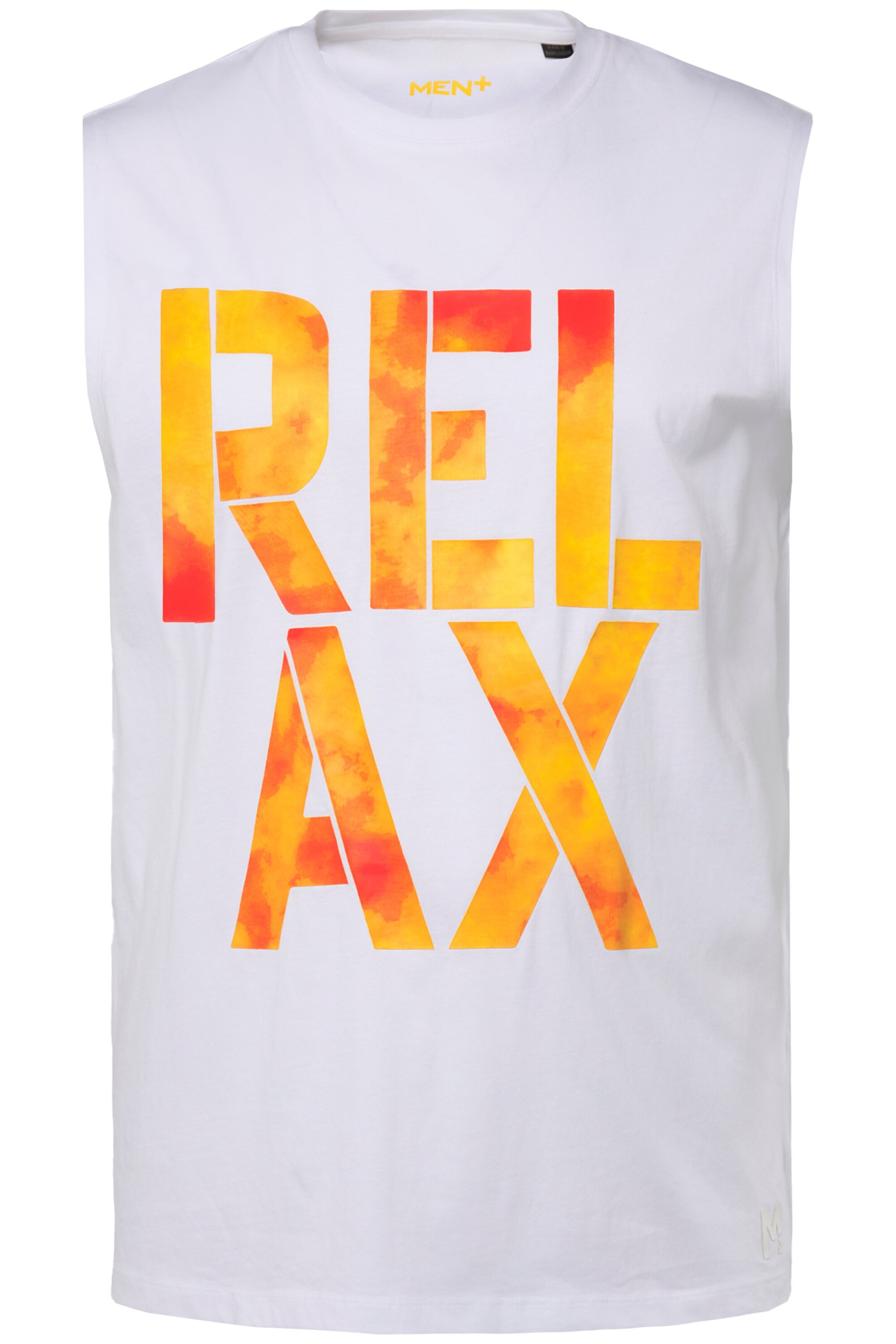 Men Plus Shirt in Weiß: Vorderseite