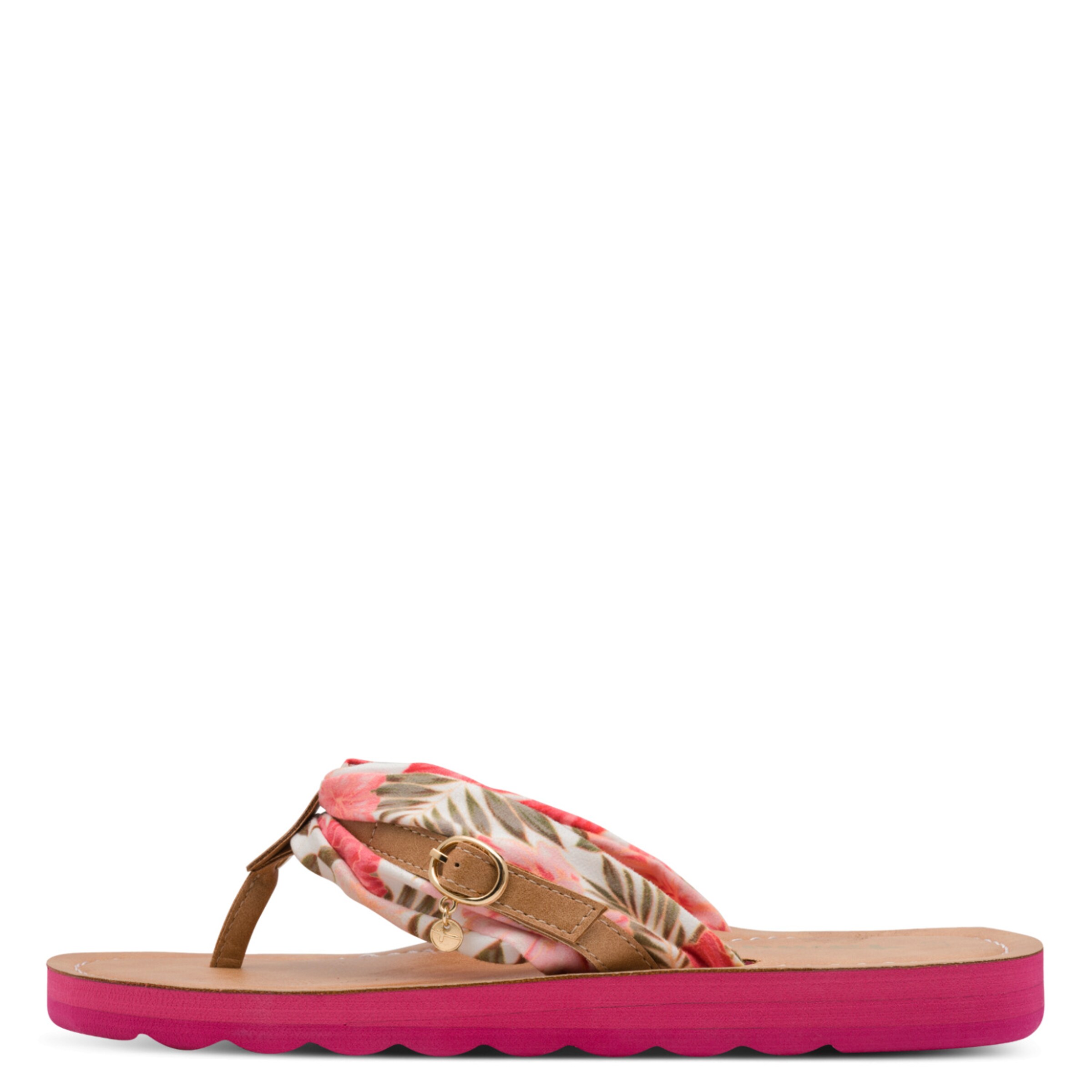Tamaris T-Bar Sandals in Pink