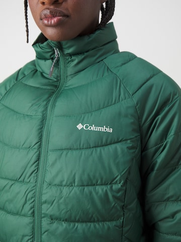 COLUMBIA Ulkoilutakki 'Powder Lite II' värissä vihreä
