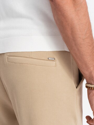 Ombre Tapered Pants in Beige