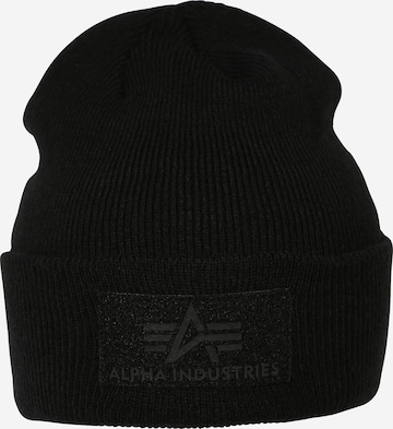 ALPHA INDUSTRIES Beanie in Black