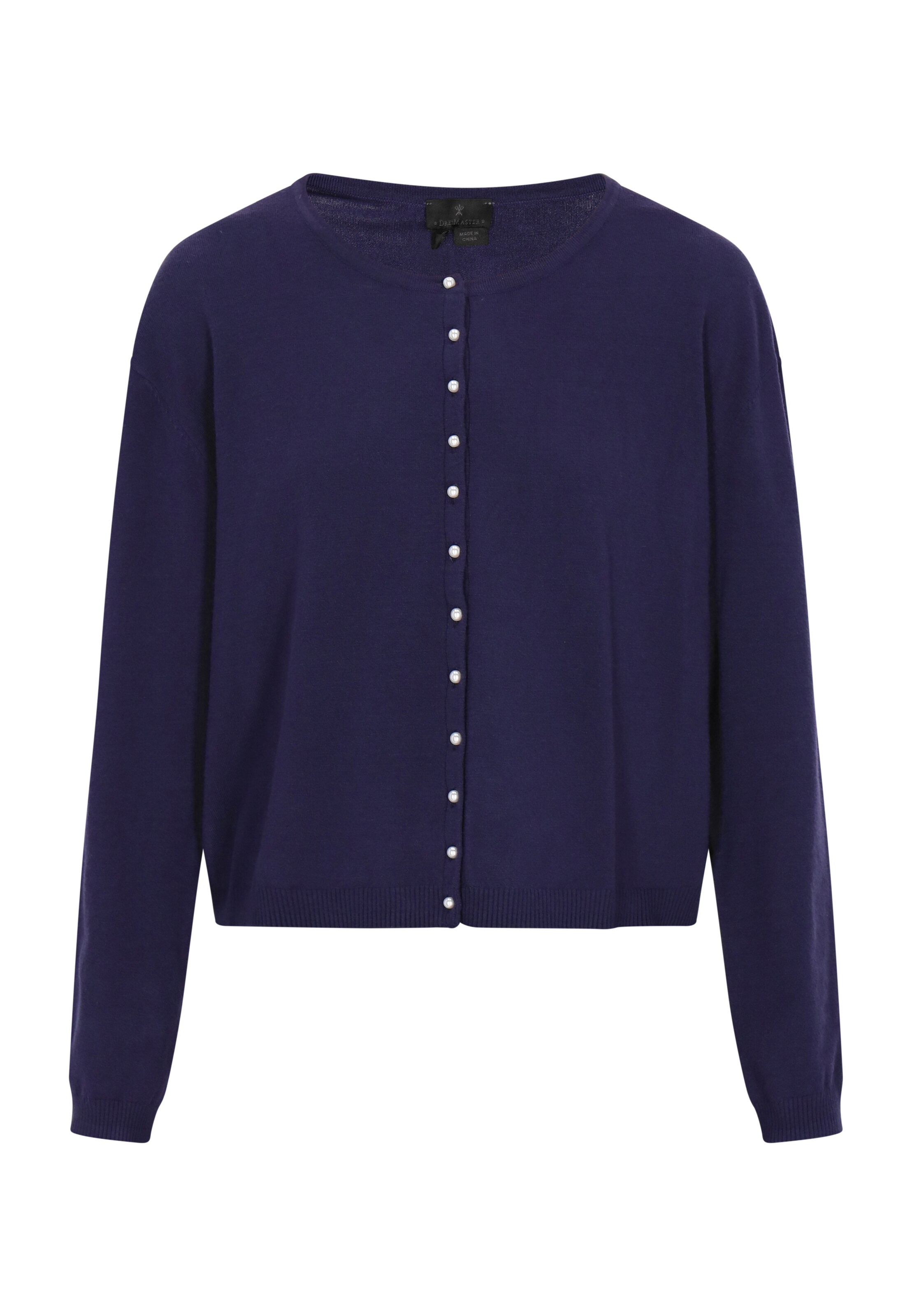 DreiMaster Klassik Вязаная кофта в Синий: спереди