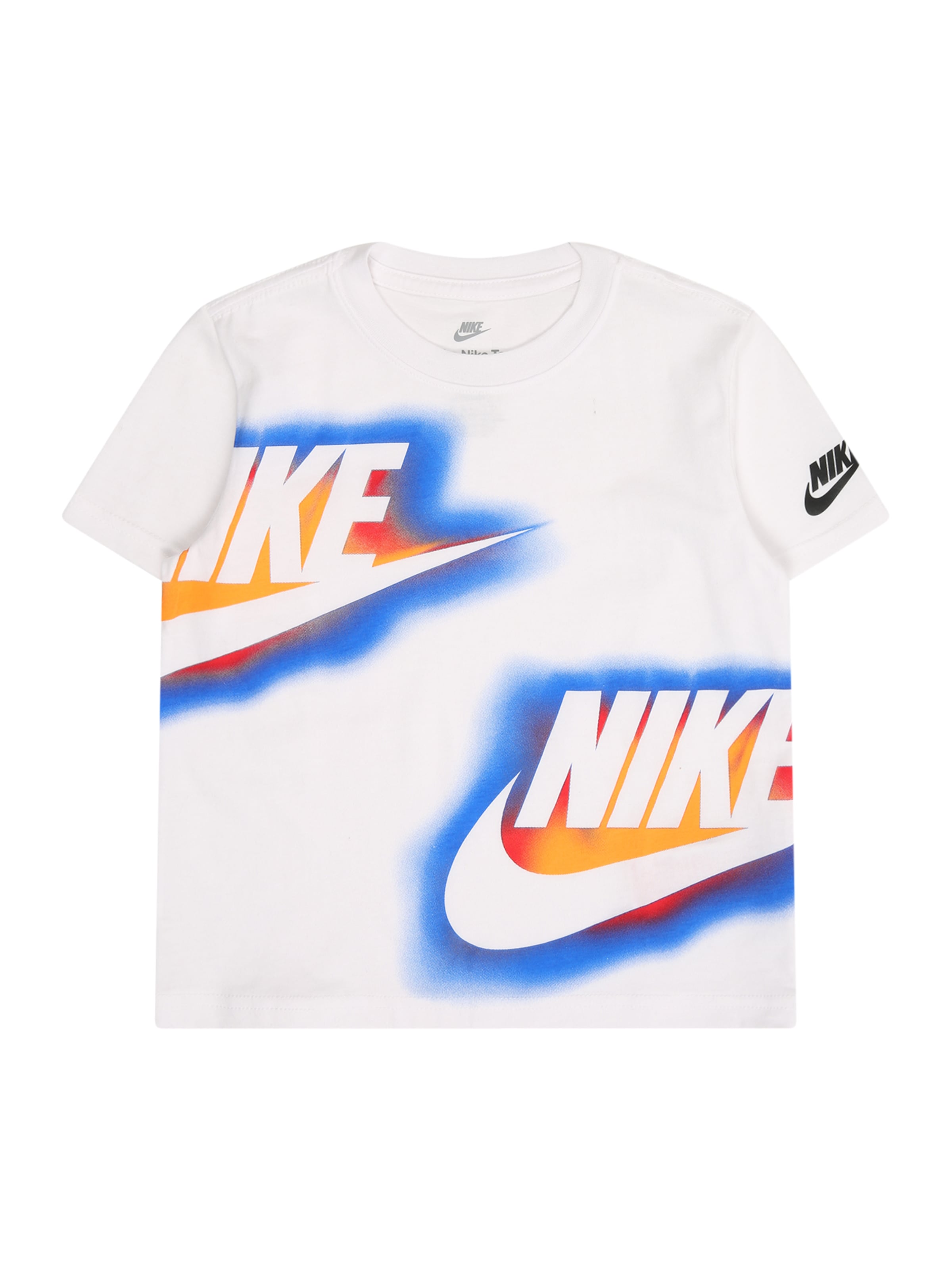 Nike Sportswear Тениска 'GLOW WITH ME' в бяло: отпред