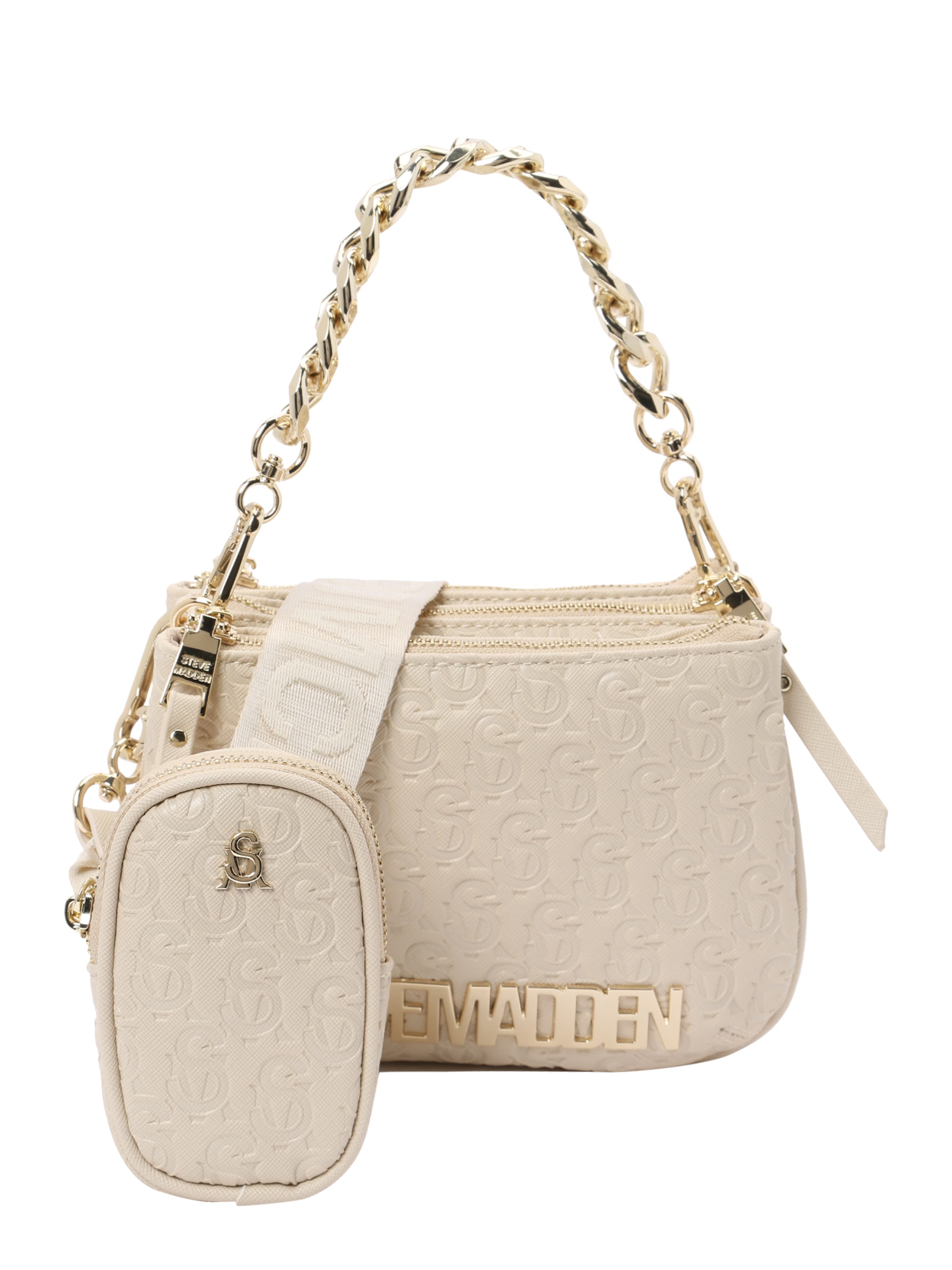 STEVE MADDEN Umhängetasche 'Broy-E' in Beige