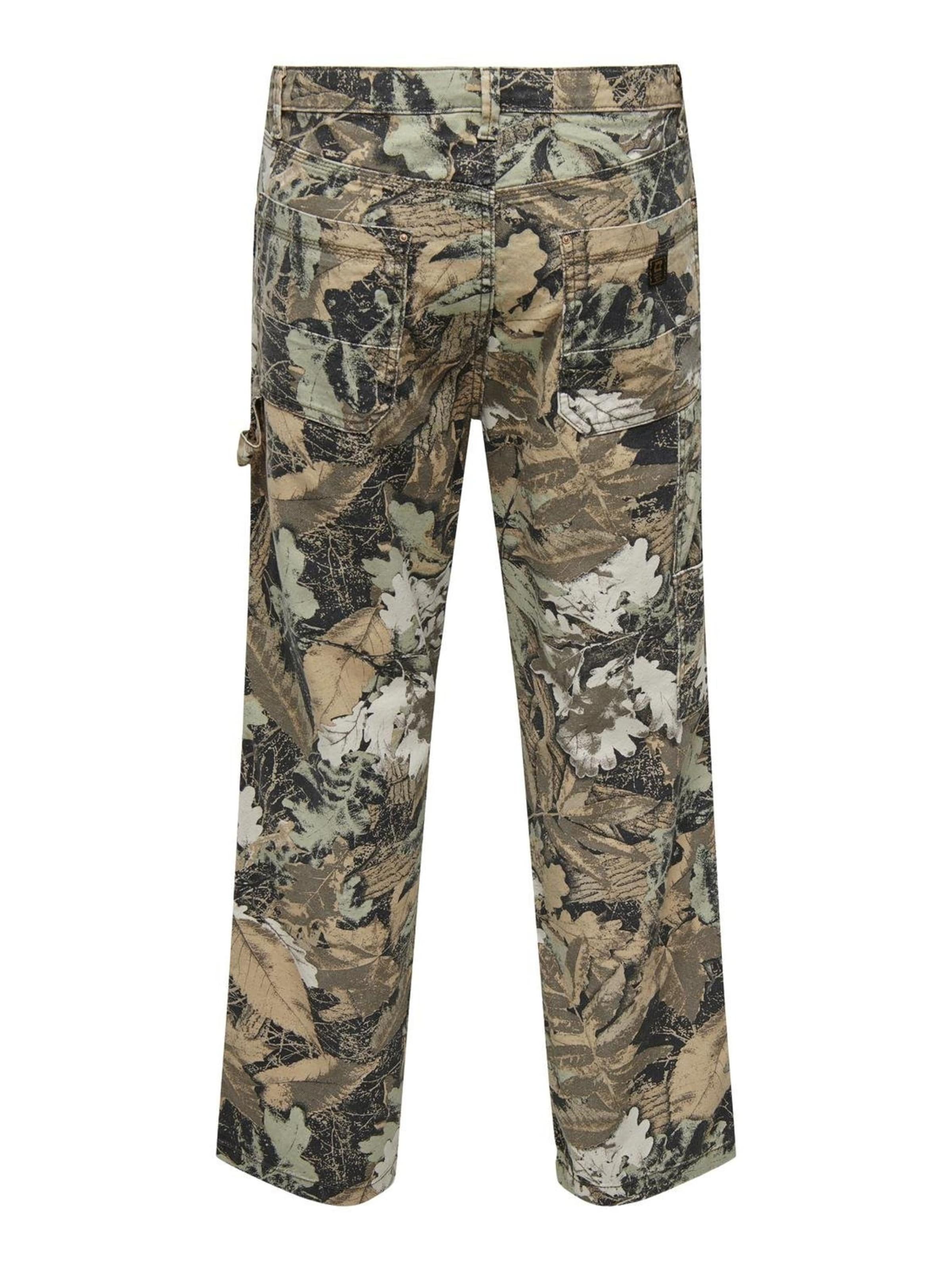 Only & Sons Loosefit Hose 'ONSFADE' in Braun