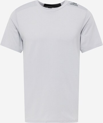 T-Shirt fonctionnel 'Designed for Training' ADIDAS SPORTSWEAR en gris : devant