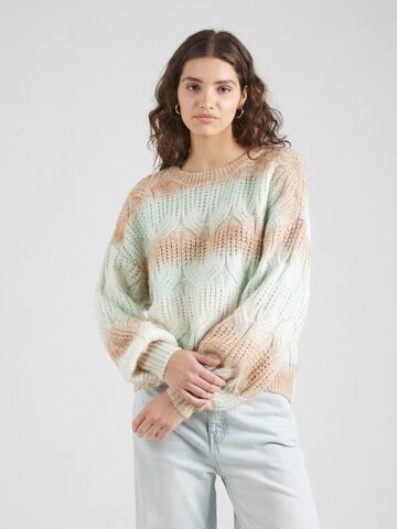 Pull-over 'VISENVAS' VILA en beige : devant
