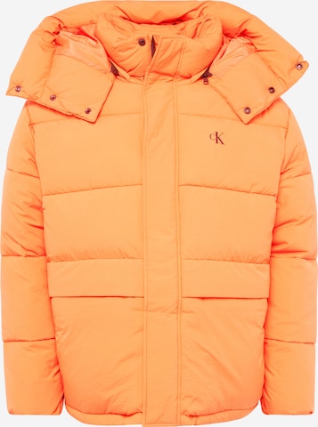 Veste d’hiver Calvin Klein Jeans en orange : devant