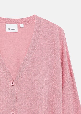 Cardigan COMMA en rose
