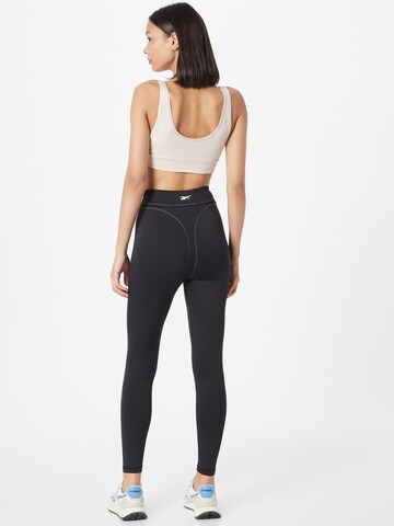 Reebok Skinny Spodnie sportowe w kolorze czarny