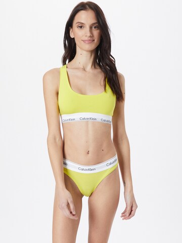 Calvin Klein Underwear Bralette Bra in Yellow