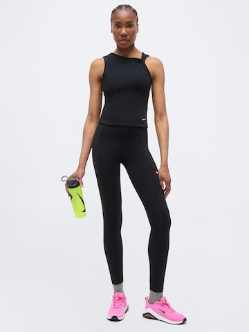 NIKE Top sportowy 'ONE' w kolorze czarny