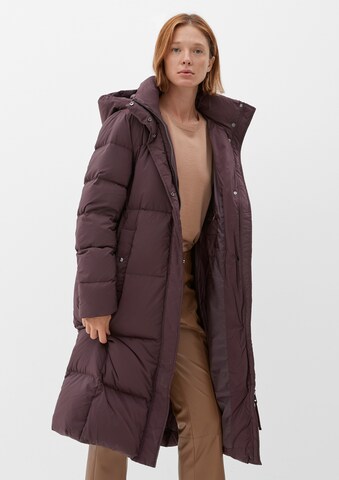 s.Oliver BLACK LABEL Winter Coat in Purple: front