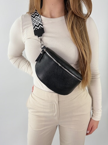 lePelou Gürteltasche 'THEA medium' in Schwarz