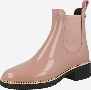 Bottes en caoutchouc LEMON JELLY en rose : devant