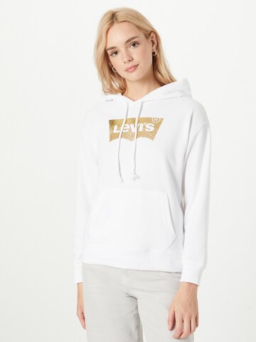 LEVI'S ® Sweatshirt 'LSE Graphic Standard Hoo' in Weiß: predná strana