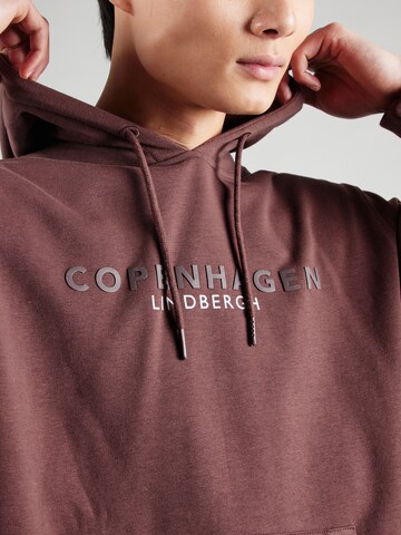 Lindbergh Sweatshirt 'Copenhagen' in Braun