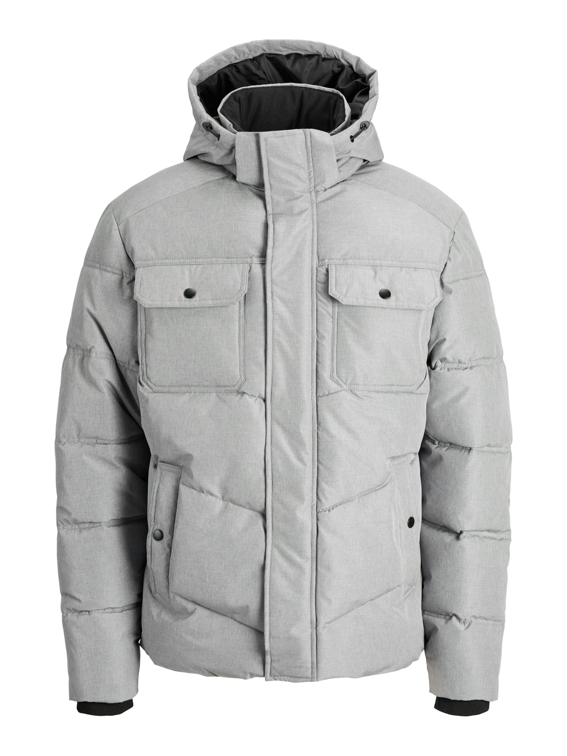 JACK & JONES - Chaqueta de invierno en gris: frente