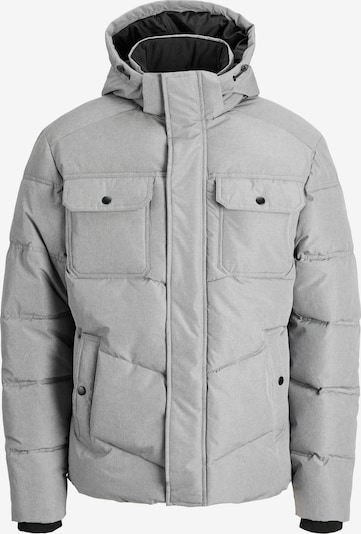 S dydžio Žieminė striukė iš JACK & JONES, spalva – šviesiai pilka / balta, Prekių apžvalga