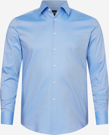 Chemise 'Hank' BOSS en bleu : devant