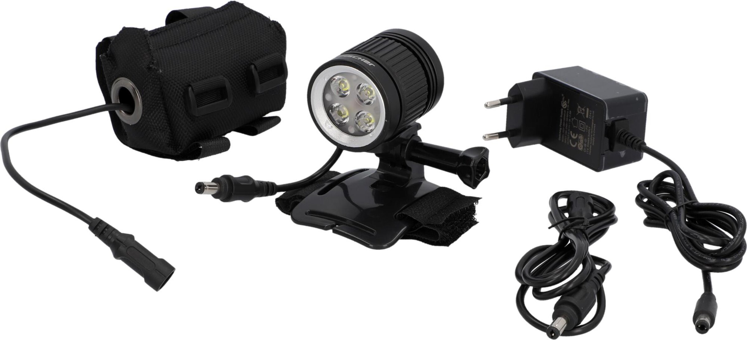 FISCHER Fahrräder Lamp in Black