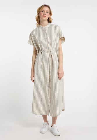 DreiMaster Maritim Shirt dress in Beige: front