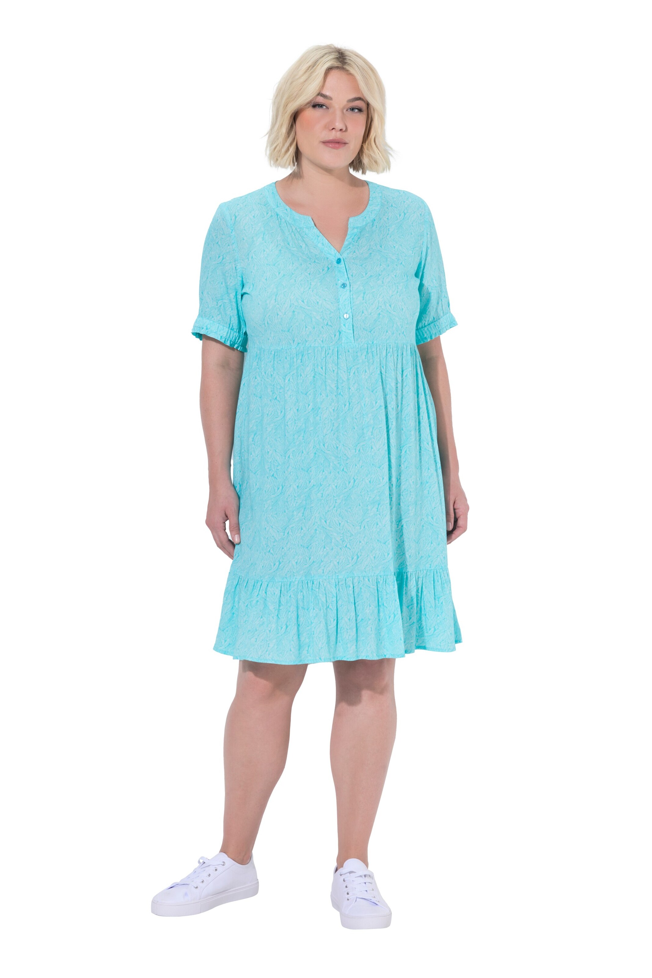 Ulla Popken Kleid in Blau: Vorderseite