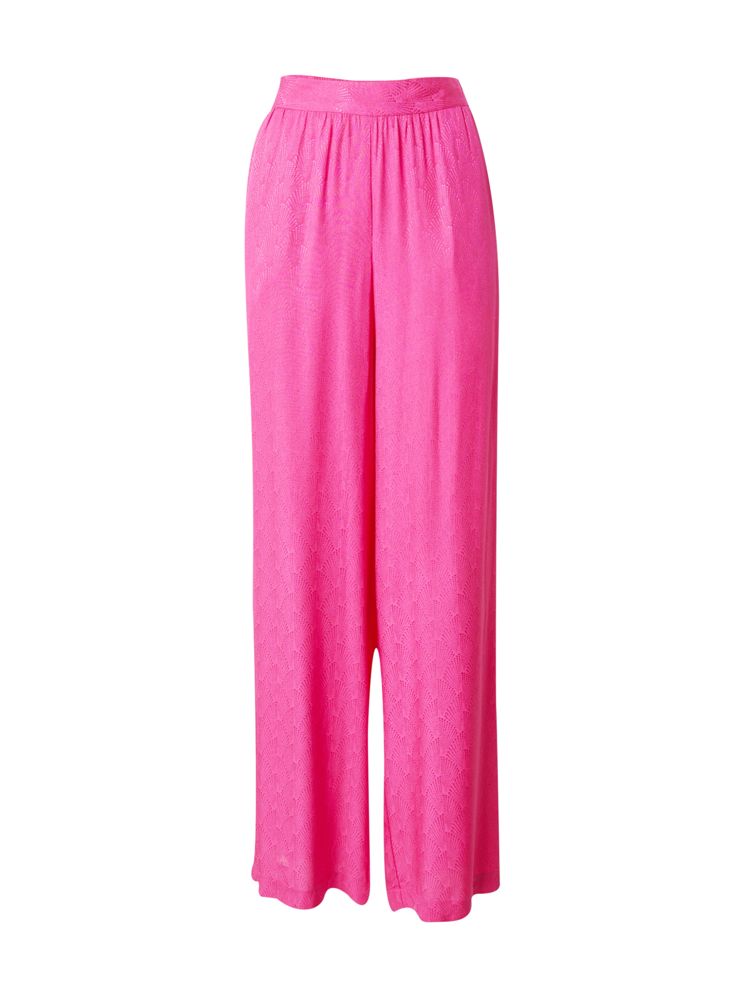 VILA Široký strih Nohavice 'VIMIRINA' - Ružová: predná strana