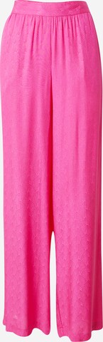 VILA Wide leg Broek 'VIMIRINA' in Roze: voorkant