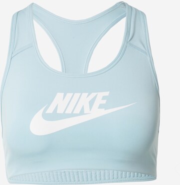 NIKE Sports Bra 'FUTURA' in Blue: front