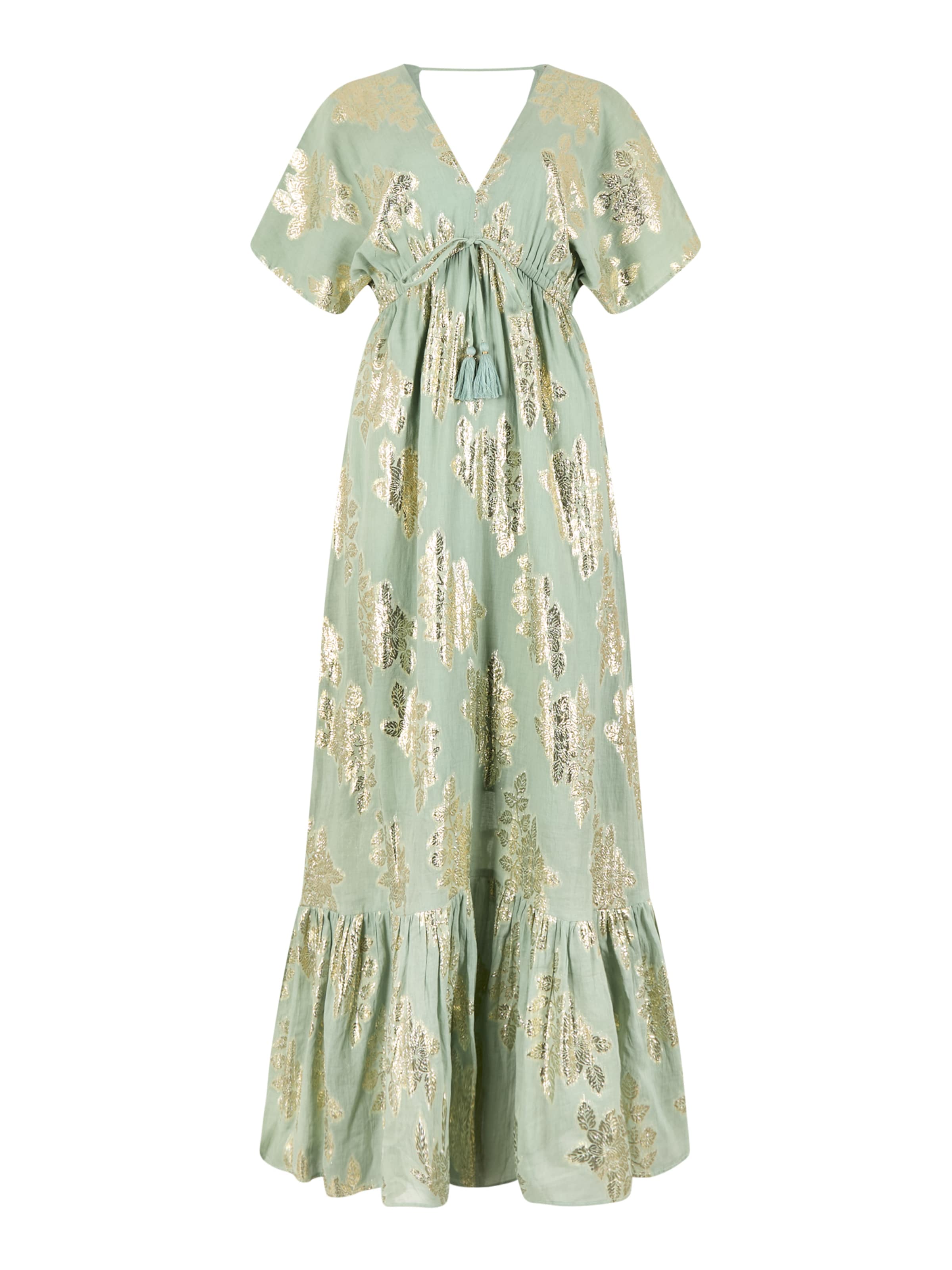 Apricot Jurk ' ' in Groen: voorkant