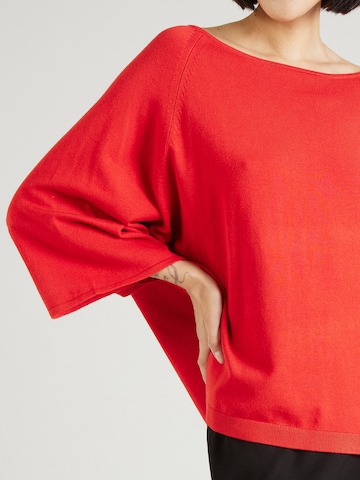 COMMA Sweter w kolorze czerwony