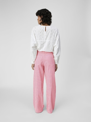 Wide leg Jeans 'Moji' di OBJECT in rosa
