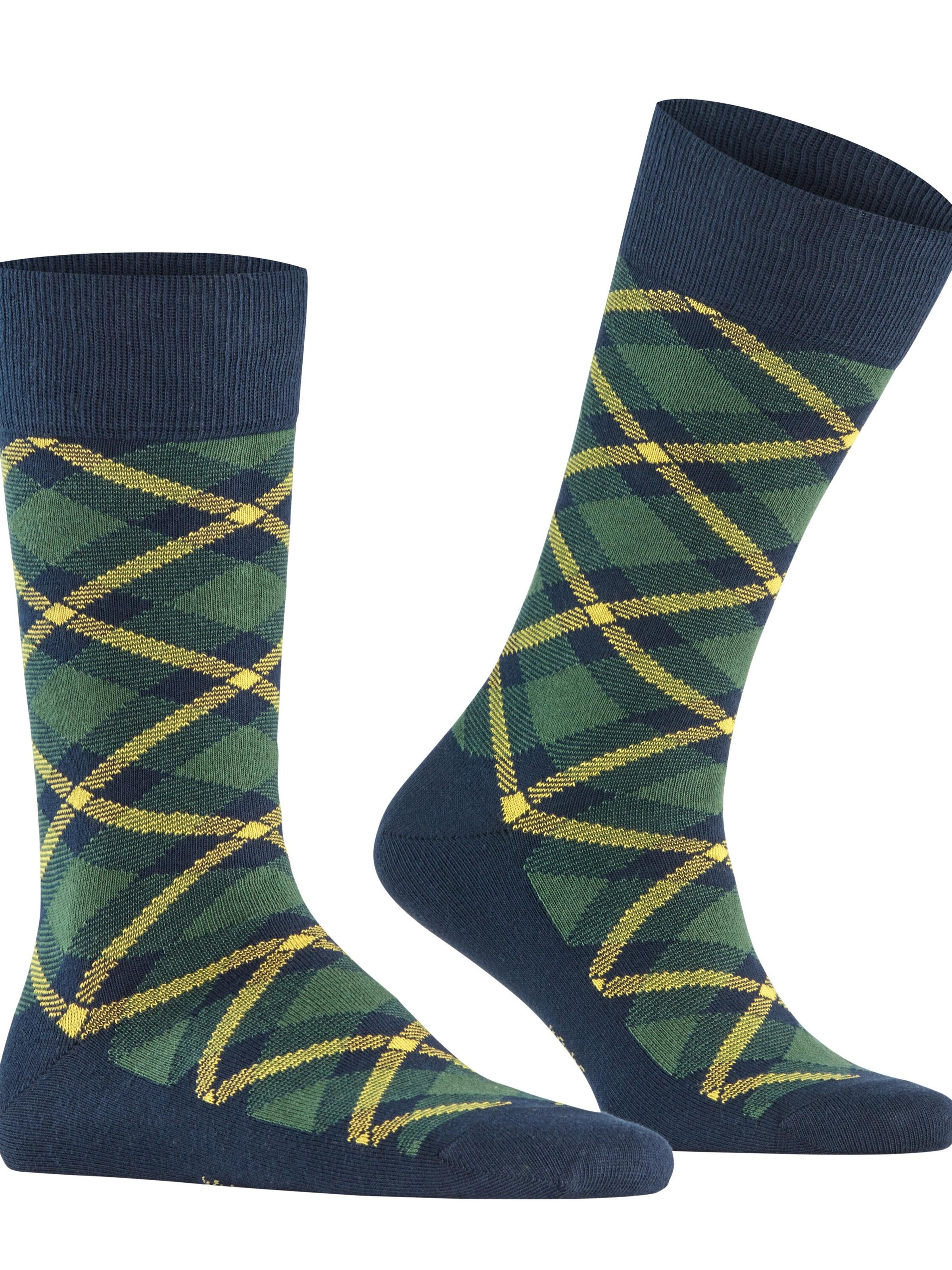 BURLINGTON Socks 'Tartan' in Blue