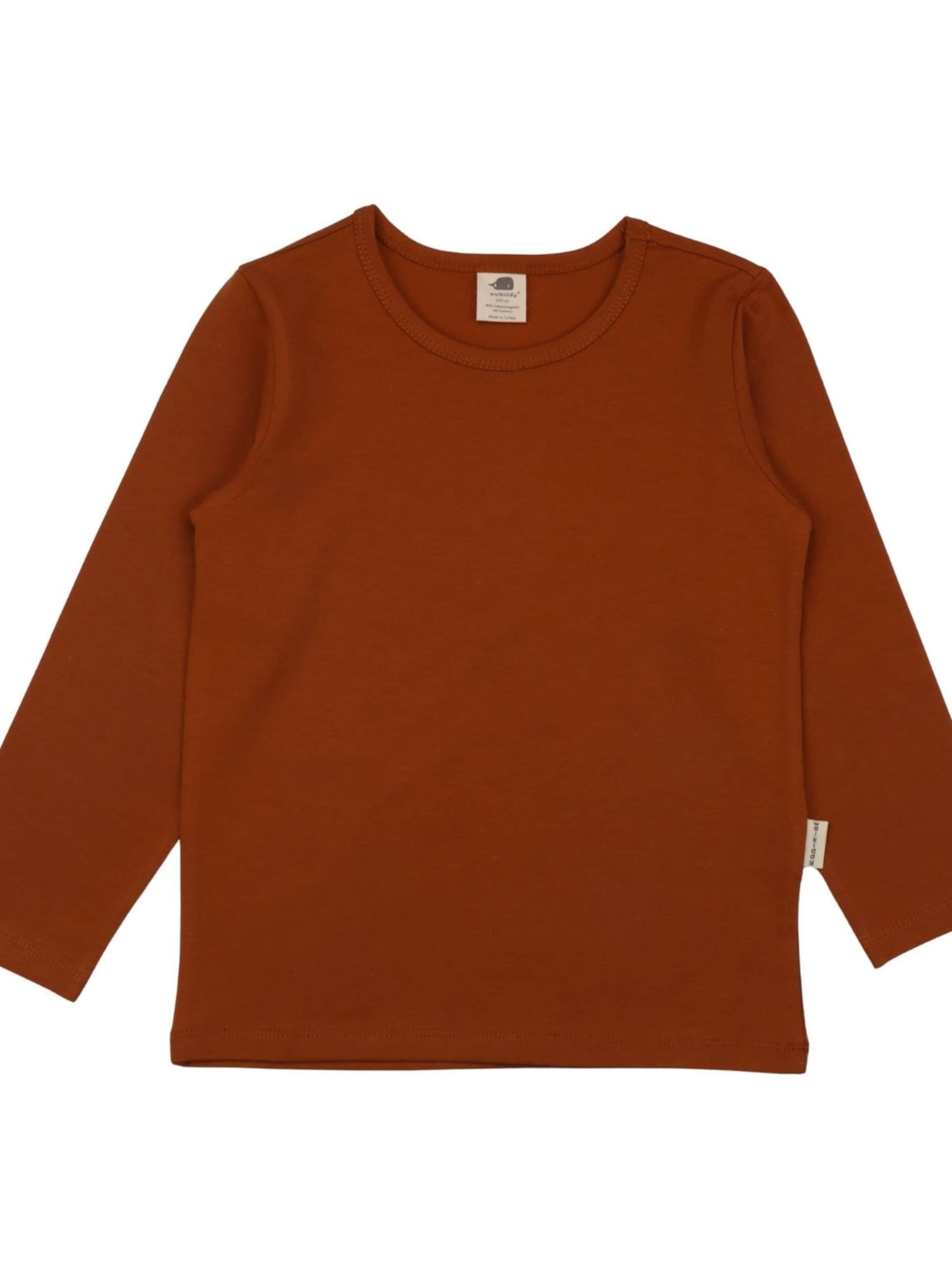 Walkiddy Shirt 'Terracotta-Shirt' in Brown: front