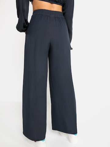 LSCN by LASCANA - Pierna ancha Pantalón en azul: atrás