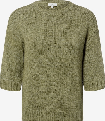 Pull-over s.Oliver en vert : devant