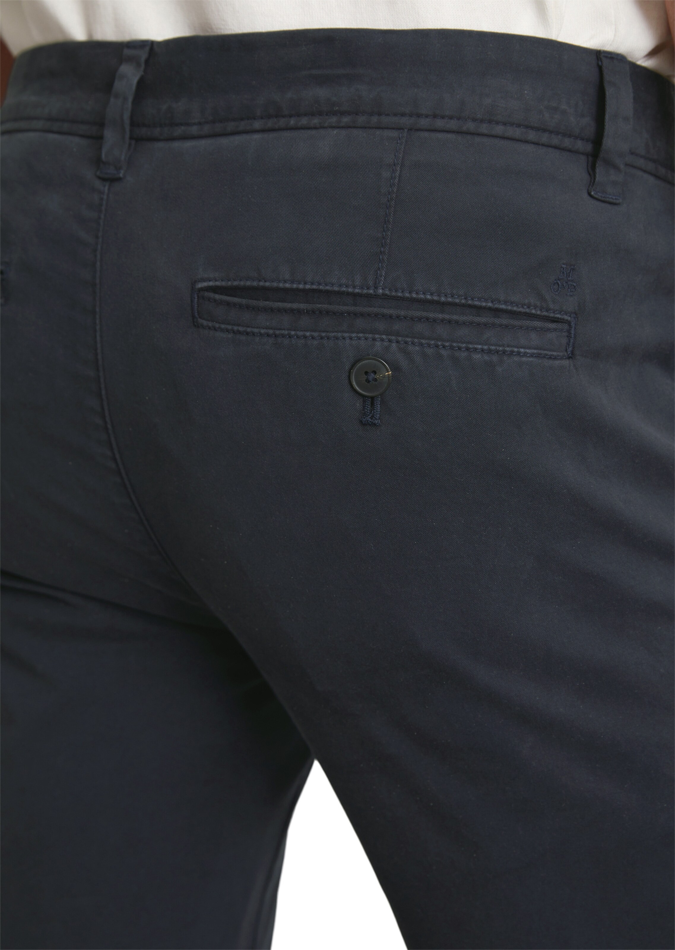 Marc O'Polo Regular Chino trousers ' Stig ' in Blue