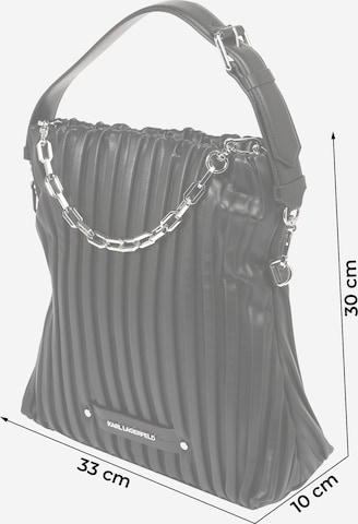 Karl Lagerfeld Τσάντα ώμου 'Kushion' σε μαύρο