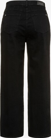 Ulla Popken Wide leg Jeans 'Mary' in Black