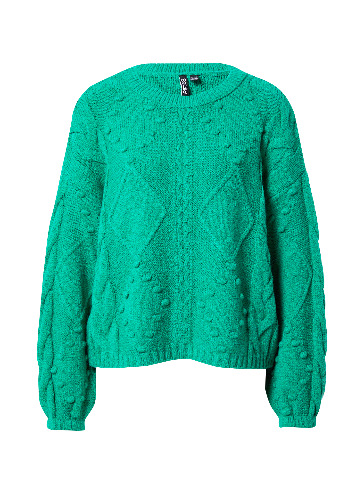 Kobiety Swetry & dzianina PIECES Sweter Donsi w kolorze Zielonym 
