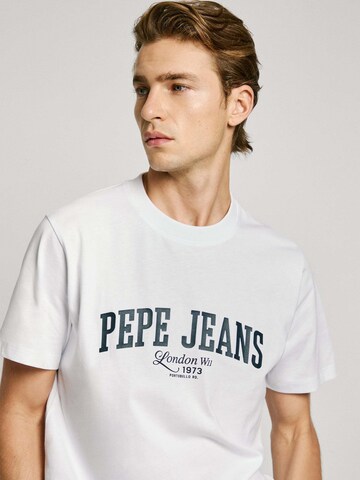 Pepe Jeans Shirt 'Derril' in Wit