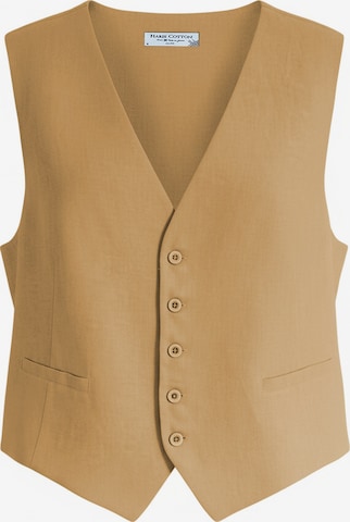 Gilet Haris Cotton en marron : devant