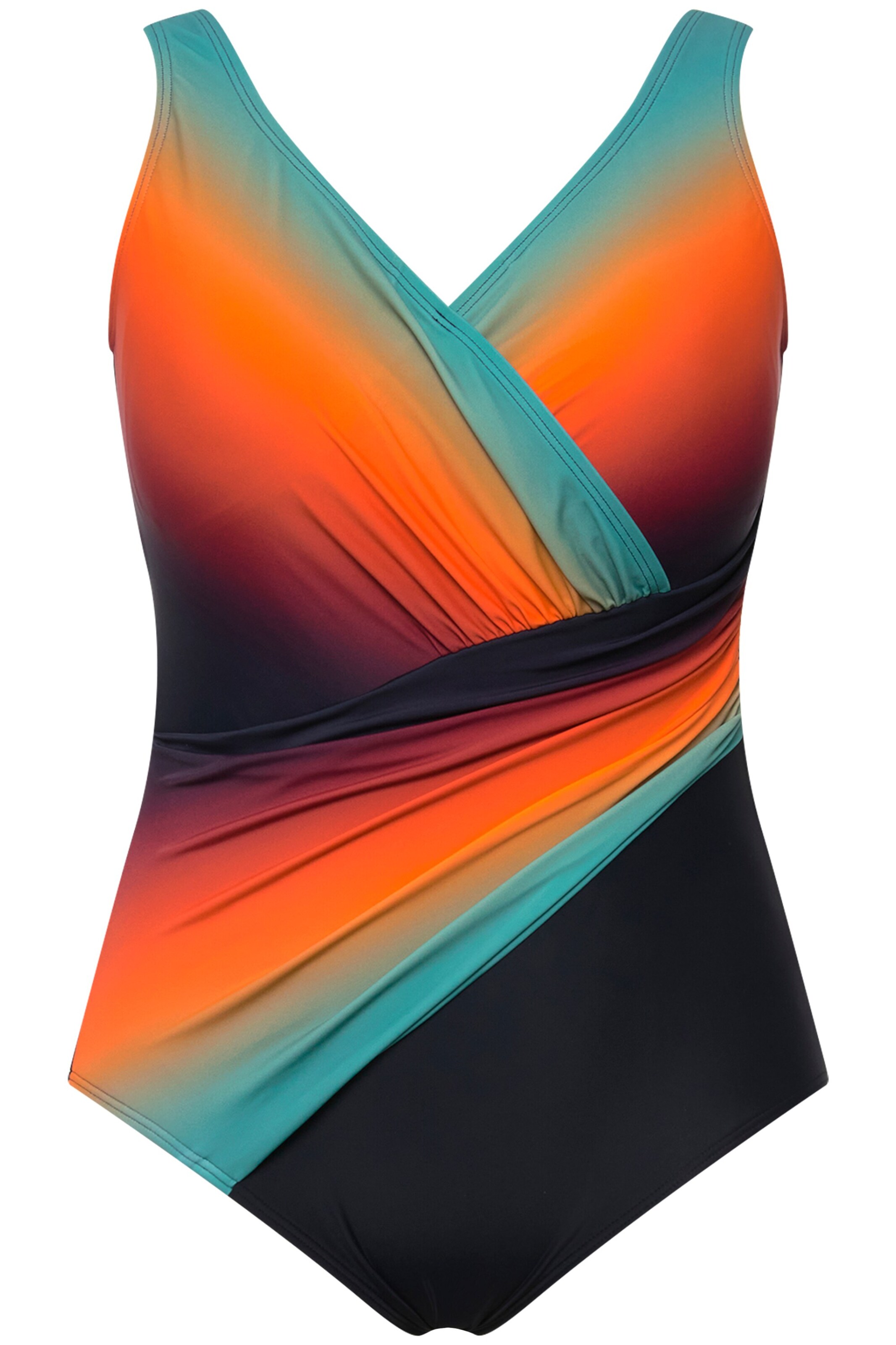 Maillot de bain Ulla Popken en mélange de couleurs : devant