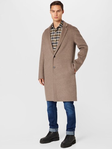 AllSaints Between-Seasons Coat 'Hanson' in Brown: front