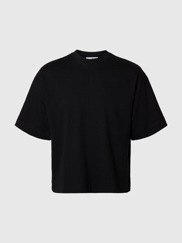 SELECTED FEMME Oversized bluse i sort: forside