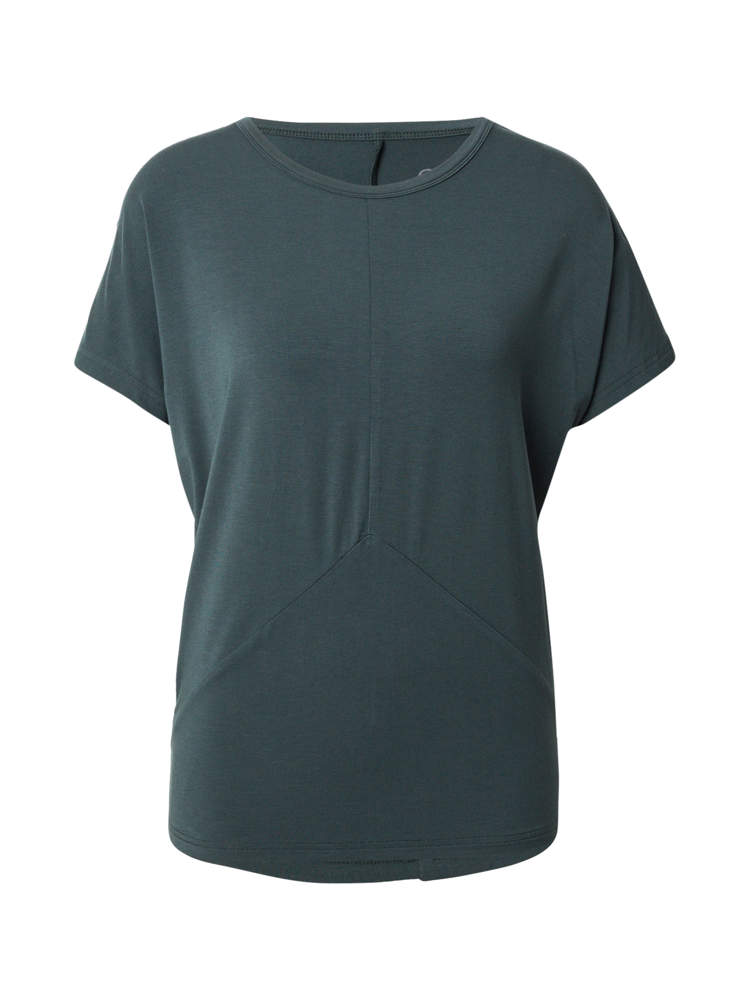 CURARE Yogawear Funkcionalna majica | zelena barva: sprednja stran