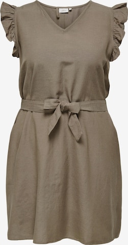 ONLY Carmakoma Dress 'JUPITER' in Brown: front