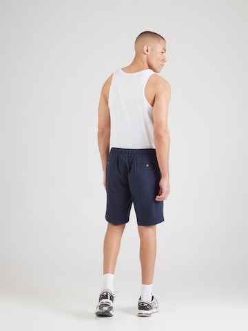 Regular Pantalon à pince bugatti en bleu