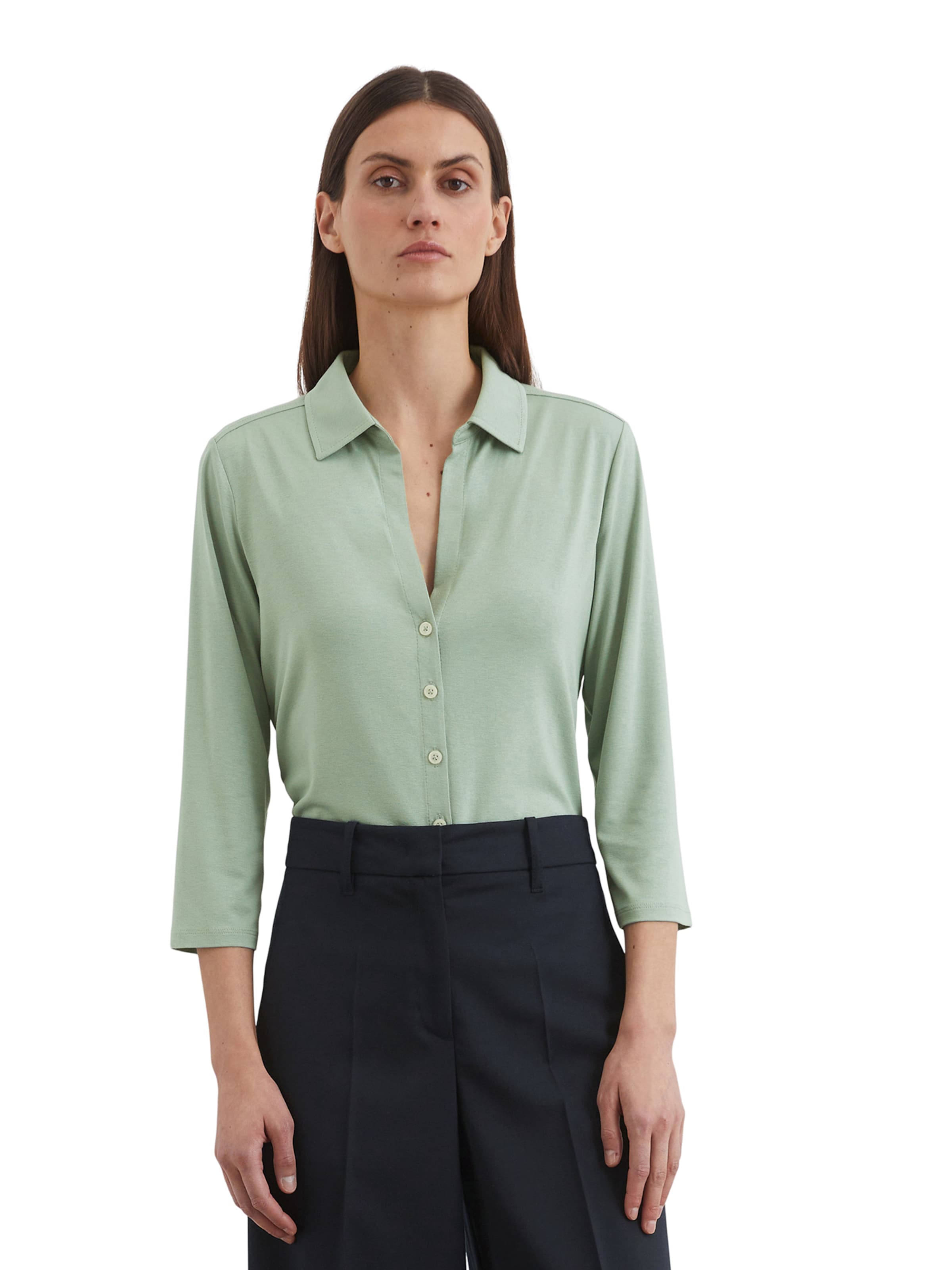 zaļš Marc O'Polo Blūze: no priekšpuses